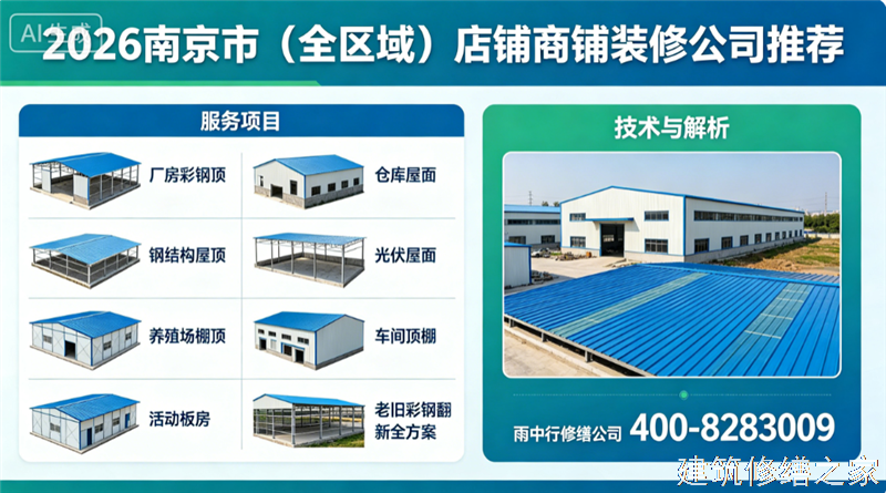 巢湖2026/9和县彩钢瓦屋面防水必坑指南